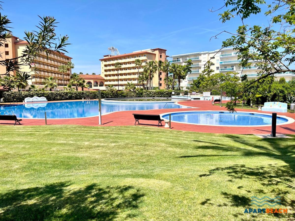 Apartbeach Los Juncos Residencial Piscinas Y Petanca La Pineda Exterior foto