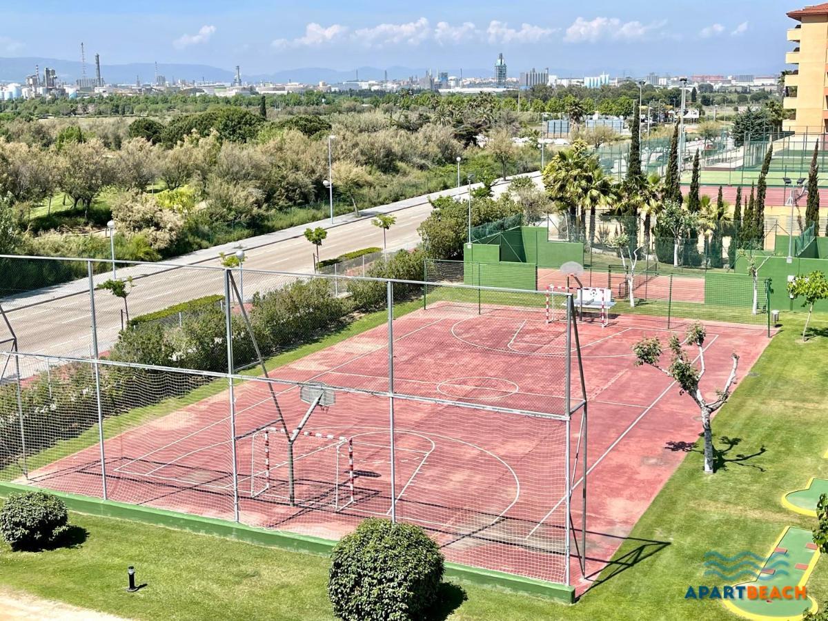 Apartbeach Los Juncos Residencial Piscinas Y Petanca La Pineda Exterior foto